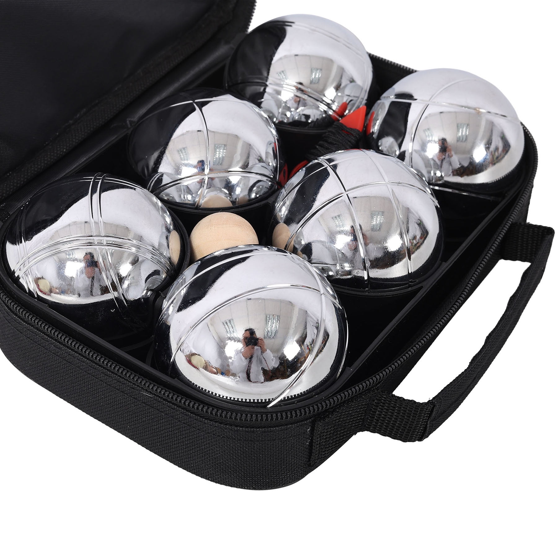 Boules Set Large Action Game, Outdoor, Beach, Lawn Backyard Family Party Games for Adults