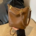 thumbnail image 2 of IELGY women's retro bucket bag, versatile shoulder messenger bag, 2 of 2