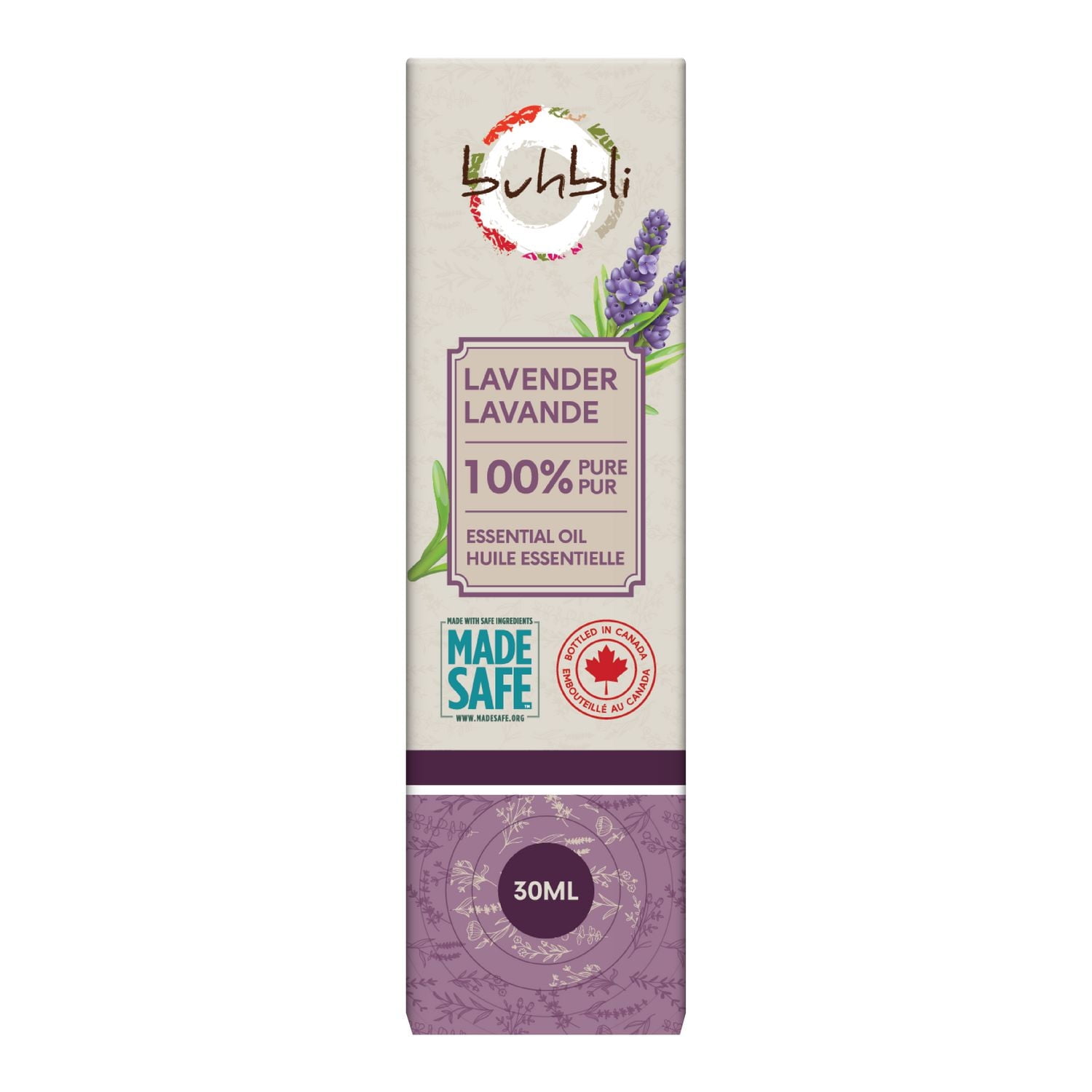 Buhbli Brands - Huile essentielle de lavande 100 % pure, 30 ml Volume: 30ml/1 ounces