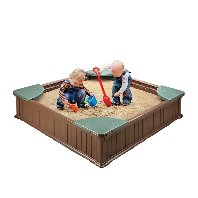 Woodland 2-in-1 Sandbox & Garden Planter, 48.5