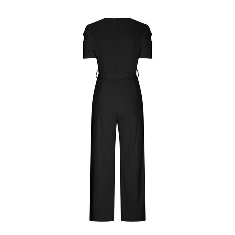 wide leg jumpsuit black jumpsuit shorts