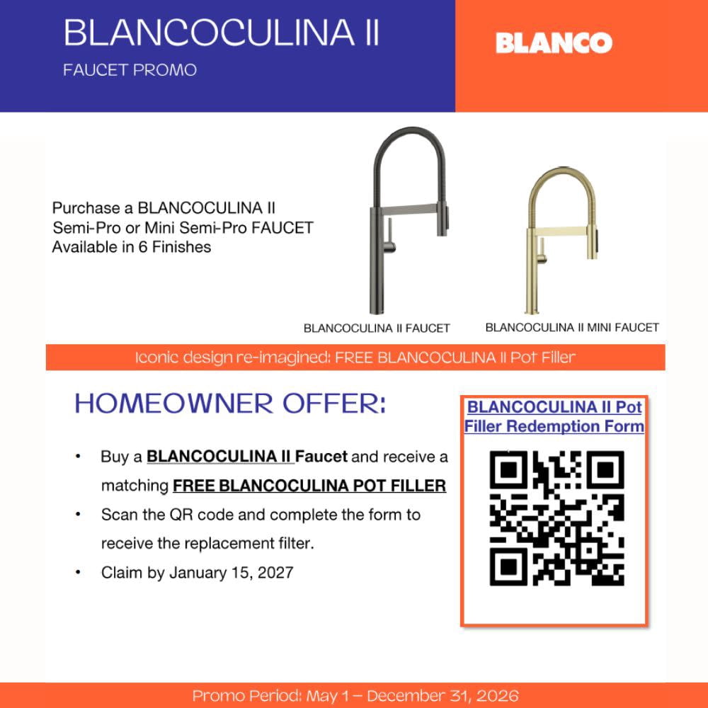 Blanco 527481 1.5 GPM Culina II Mini Kitchen Faucet - Matte Black