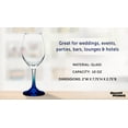 thumbnail image 4 of DISCOUNT PROMOS 10 Ounce Durable Glass Wine Glass (10 Count), 4 of 5