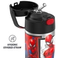 thumbnail image 4 of Botella de acero inoxidable THERMOS FUNTAINER de 12 onzas con pajita aislante al vacío para niños, Spider-Man., 4 of 10