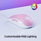 thumbnail image 5 of Ratón para juegos HyperX Pulsefire Core RGB 6200 DPI blanco/rosa, 5 of 8
