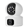 thumbnail image 2 of security camera， 2K 4MP Dual Lens PTZ IP Camera Dual Screen Home Security Camera 3MP HD Auto Tracking Baby Monitor Video Surveillance HD Night Vision, 2 of 7
