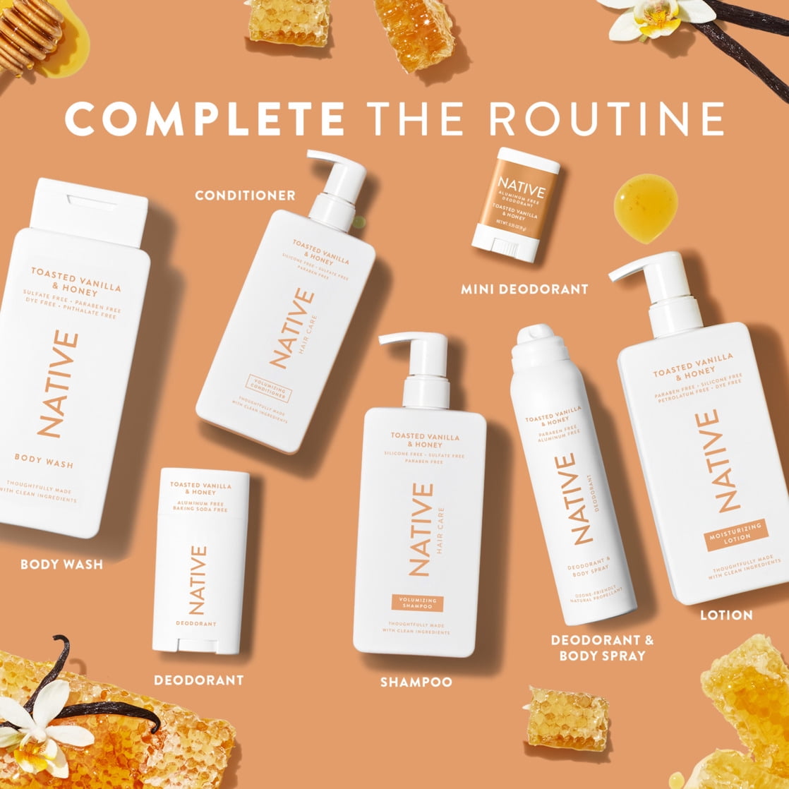 Native Limited Edition Volumizing Conditioner, Toasted Vanilla and Honey, 16.5 oz