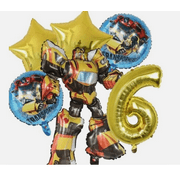6PC TRANSFORMERS BALLOONS Age-6
