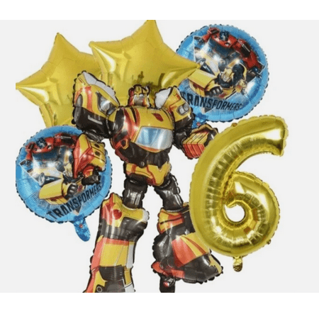 6PC TRANSFORMERS BALLOONS Age-6