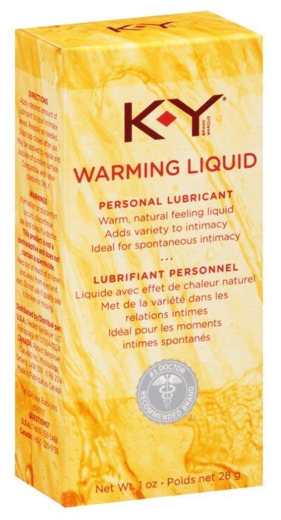 K-Y Warming Liquid 1 oz. 6 Pack