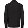 thumbnail image 2 of B&C - Polo de manga larga ID.001 para hombre (Negro Jet), 2 of 2