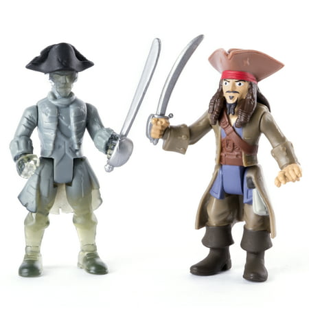 Pirates of the Caribbean: Dead Men Tell No Tales - Jack Sparrow vs. Ghost Crewman - Action Figure 2-Pack