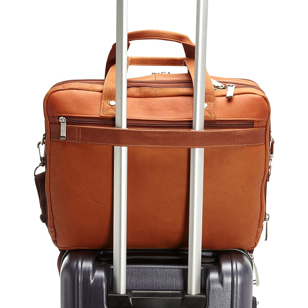 kenneth cole reaction colombian leather laptop briefcase
