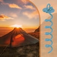 thumbnail image 4 of Euromax USA Tie Down Stakes 4-Pc Spiral tie down anchor kit Bonus Straps,Blue, 4 of 5