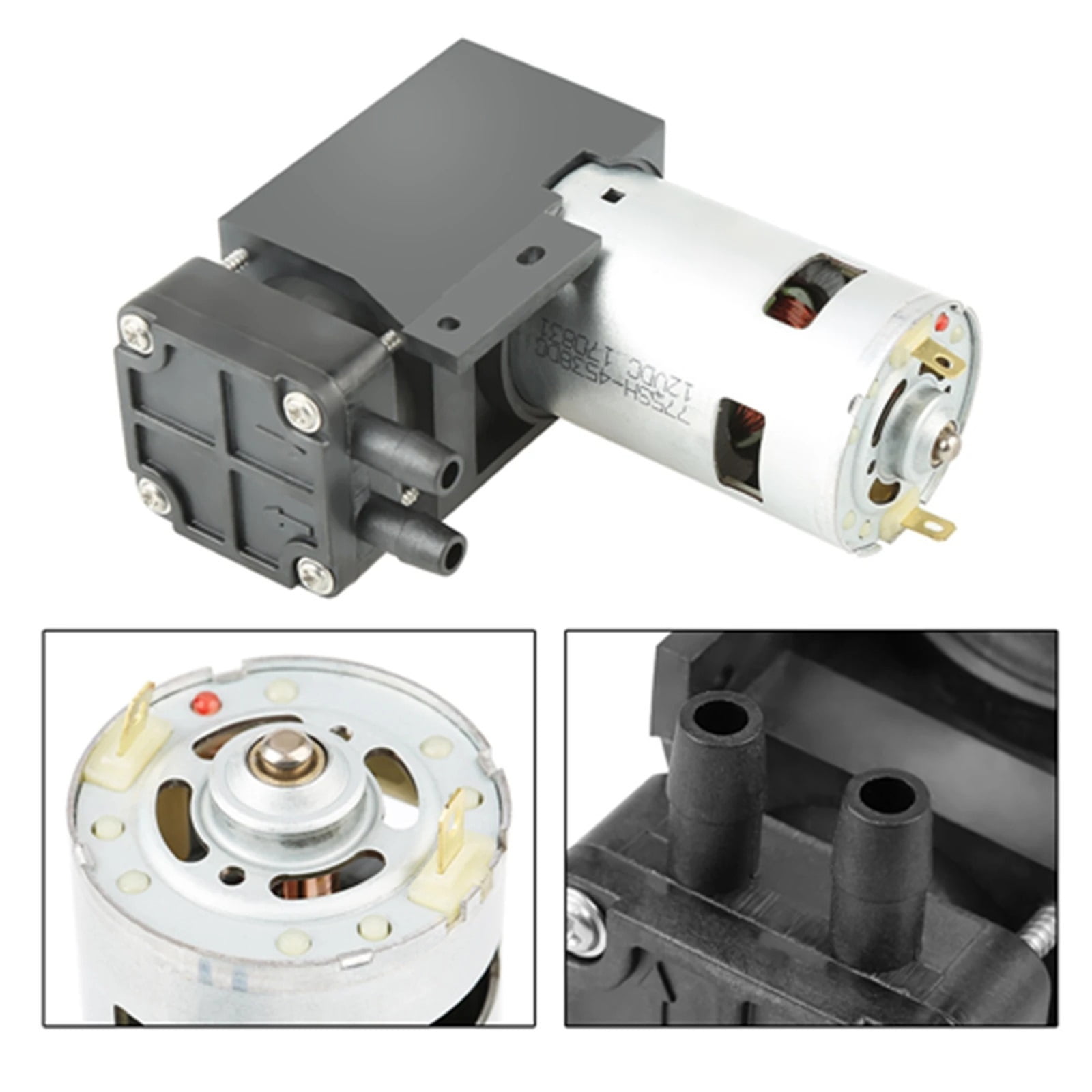 Mini Small Oilless Vacuum Pump 85KPa 40L/min Mini Pump Diaphragm Pump Vacuum Pump Pump Oilless Pump