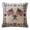 White1, variant on White Throw Pillow Covers,Cottage Patriotic with Wild Flowers Pattern Linen Pillowcases,Decorative Square Pillows Cushion Cover for Couch Sofa Bed Chair Car,18x18 Inches