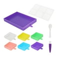 thumbnail image 1 of Diamond Paint Tray Holder Container Large Capacity Bead Sorting Trays 5D Diamond mix, 1 of 8