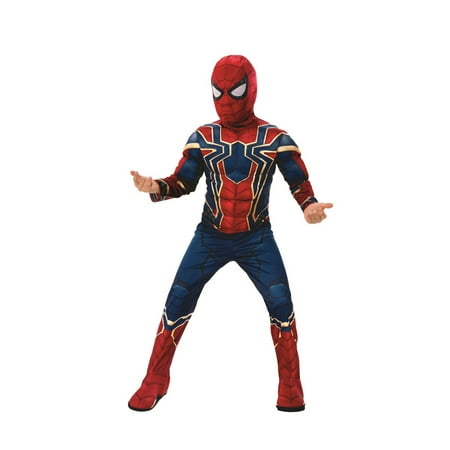Boy's Deluxe Iron Spider Halloween Costume