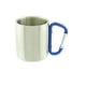 thumbnail image 1 of Wilcor Taza Con Mosquetón Taza De Acero Inoxidable Senderismo Camping 10 Oz, 1 of 1