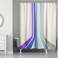 thumbnail image 2 of Creative Products Retro Stripes 2 71x74 Shower Curtain, 2 of 2