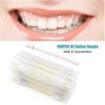 thumbnail image 1 of 100Pcs Vitamin E Oil Swabs Stick Disposable VE Cotton Swab Lip Gum Anti Dry Moisturizing Cotton Sticks, 1 of 5