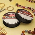 thumbnail image 2 of The Beadsmith Fireline by Berkley - Micro-Fused Braided Thread - 4lb. Test, 005"/.12mm Diameter, 50 Yard Spool, Smoke Grey - Super Strong Stringing Material for Jewelry Making and Bead Weaving, 2 of 8