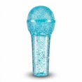thumbnail image 2 of Glitter Microphone Shaped Squishy Toy with Sparkly Design, Sky Blue, for Kids and Teens, Sensory Squeeze Toy, 2 of 3