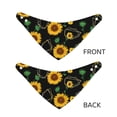 thumbnail image 6 of Goofa Sunflowers3 Pattern Pet Scarf Bandana - Adjustable and Comfortable,Dog Scarf Bib Kerchief Breedfor Dogs and Cats-Large, 6 of 8