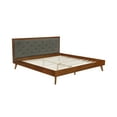 thumbnail image 4 of Linon Reid Mid Century Platform Bed, Multiple Sizes and Colors, King, 4 of 8
