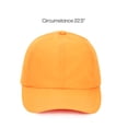 thumbnail image 2 of C.C Ponycap Messy High Bun Ponytail Adjustable Trucker Baseball Cap Hat, Orange, 2 of 6