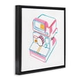 thumbnail image 4 of Stupell Industries Pastel Film Camera Novelty Painting Black Floater Framed Art Print Wall Art, 18 x 18, 4 of 10