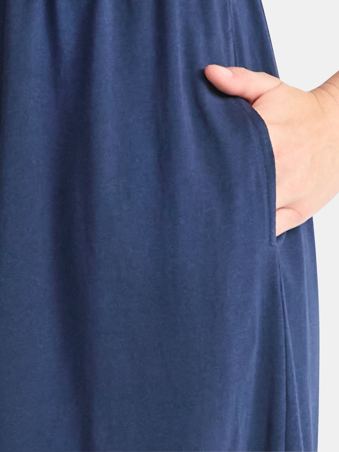 Time and Tru Women's Sleeveless Tiered Cotton Midi Dress, Sizes XS-XXXL