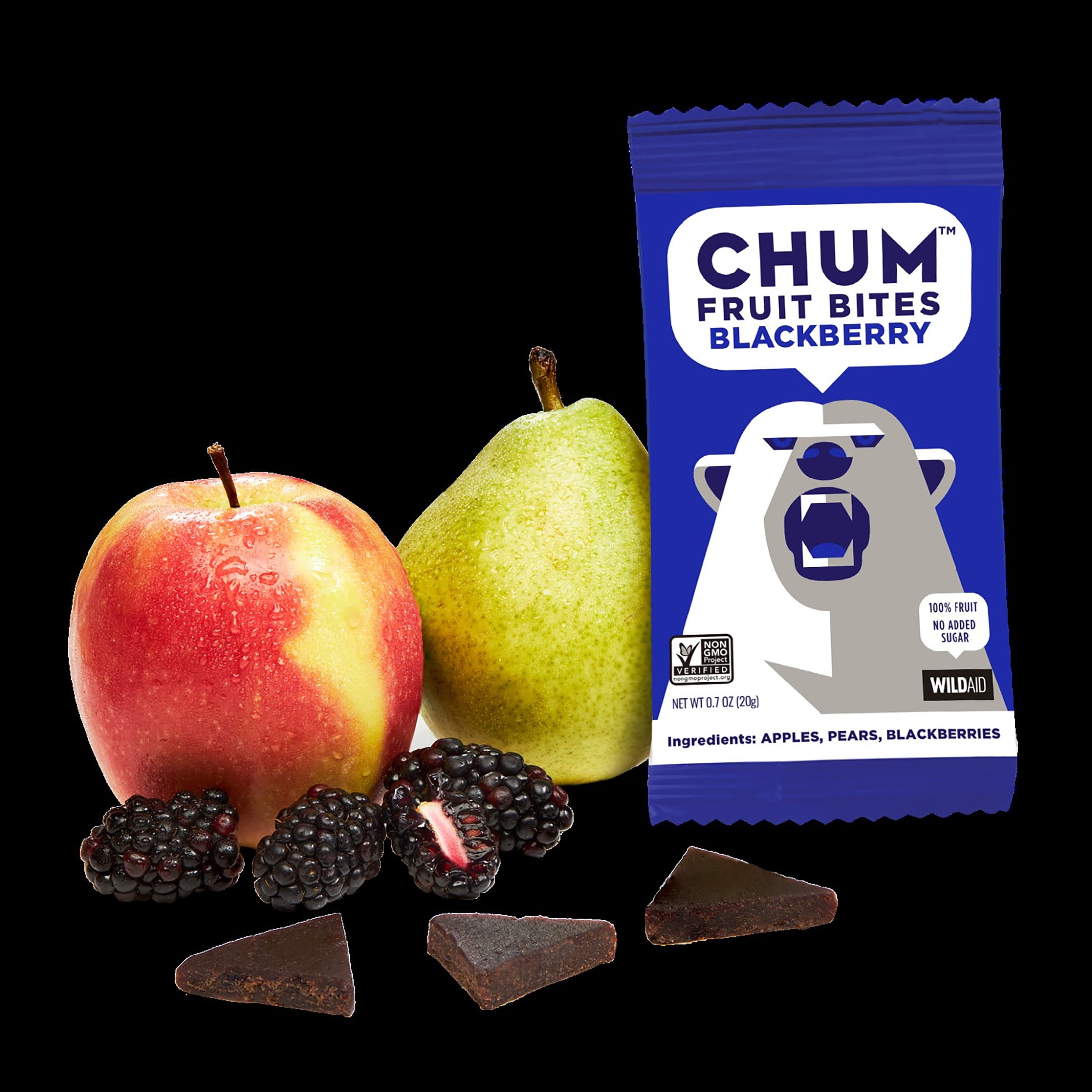 CHUM FRUIT BITES BLACKBERRY