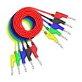 thumbnail image 4 of Prueba de cables flexibles de cobre tipo banana para multímetros, accesorios eléctricos y cables 200 centímetros, 4 of 9