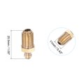thumbnail image 2 of Unique Bargains Metric Brass Straight Hydraulic Grease Fitting M10 x 1mm Lengthened Thread, 2 of 6