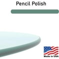 32" Inch Round Glass Table Top 3/8" Thick Pencil Polished Edge