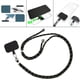 thumbnail image 5 of Cordón ajustable para teléfono inteligente, teléfono móvil, correa para el cuello, cuerda de mano, longitud ajustable, en Verde Negro Negro, 5 of 8