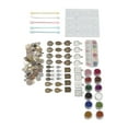 thumbnail image 3 of Kit de Fabrication de Bijoux en Résine, Moule en Résine Durable Haute Élasticité Opération Simple DIY Amusant avec Équipement de Fleurs Séchées pour la Maison, 3 of 7