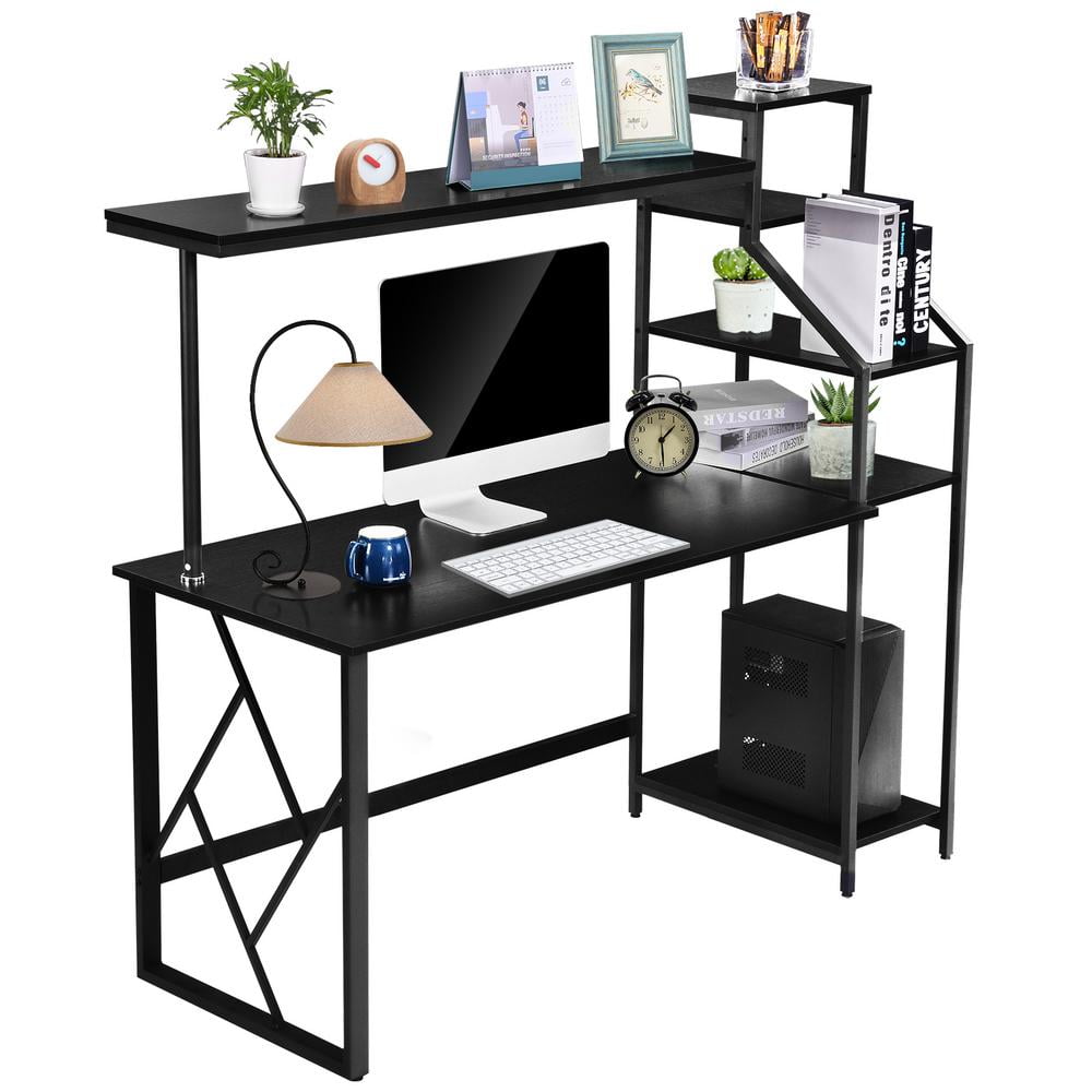 Computer Shelf PC Monitor Table Height 10cm No Assembly Required Perfect for Workstations Office Home Simple Yet Stylish Laptop Stand