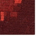 thumbnail image 4 of RUGSOTIC CARPETS HAND KNOTTED WOOL AREA RUGS - 2'6''x10', Runner, Red, Contemporary Modern Design, High Pile Thick Handmade Anti Skid Area Rugs for Living Room, Bed Room (T00205), 4 of 5