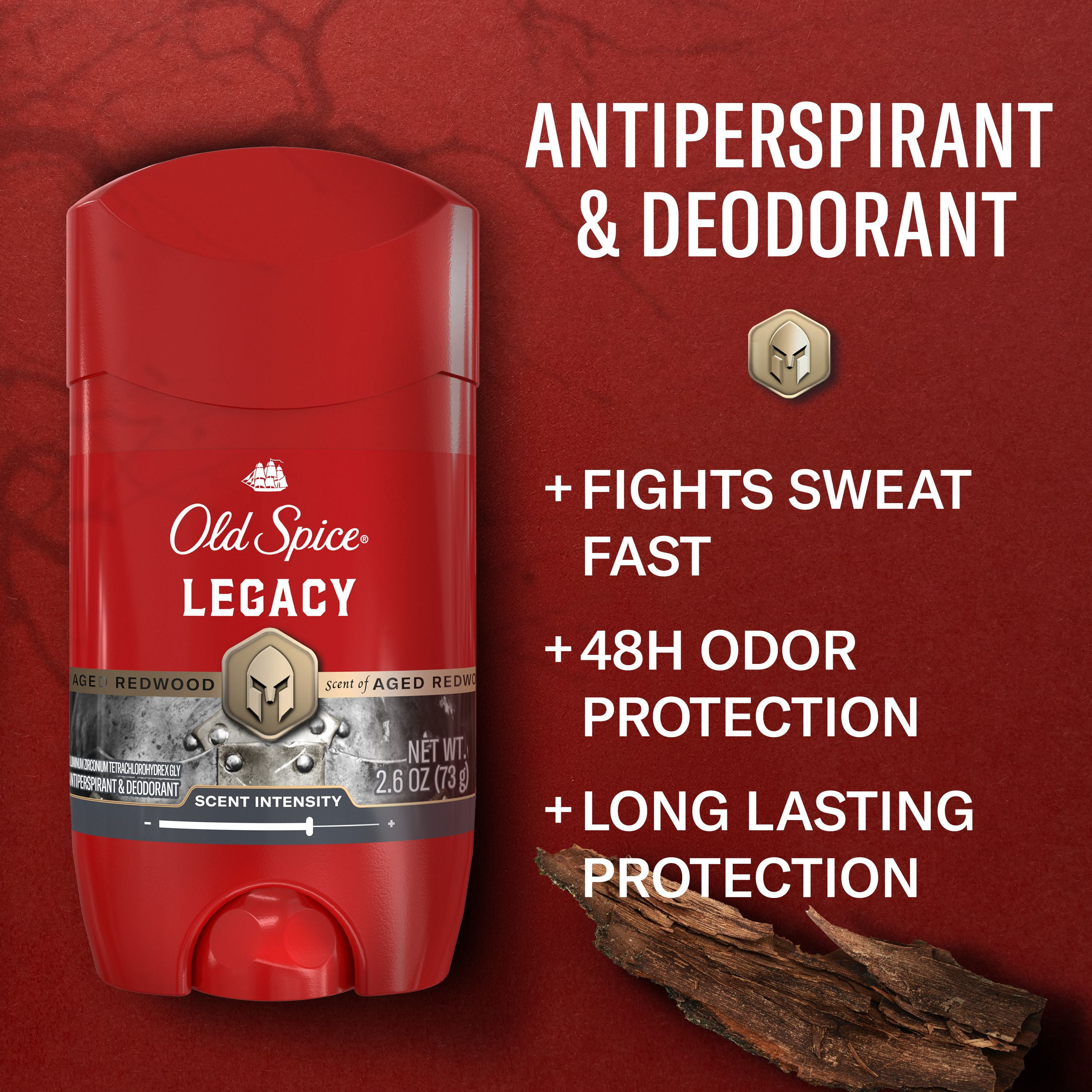 Old Spice Red Collection Invisible Solid Legacy 12/73G