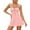 Pink, variant on IWRICH Women's Summer Corset Mini Graduation Dress Lace up Backless A-Line Flowy Sundress Going out Trendy Party Dresses White XS