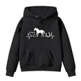 thumbnail image 4 of Zshosam Teen Girl Clothes Trendy Girls' Soft Long Sleeve Pullover Hoodie Sweatshirt Size 7T 8T,(Black 7-8 Years), 4 of 4