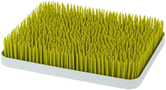 Lawn Countertop Baby Bottle Drying Rack with Antimicrobial Tray - Spring Green - Bottle Rack and Organizer - Baby Feeding Essentials - 13.5 x 11 x 2.5 - 1 Count