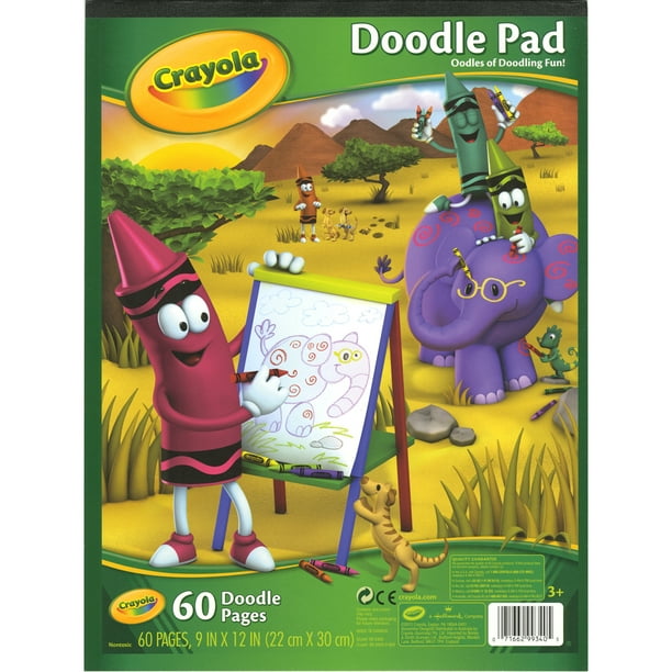 Crayola Doodle Pad 9"X12"-60 Feuilles