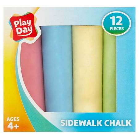 Play Day Sidewalk Chalk, 12 Piece