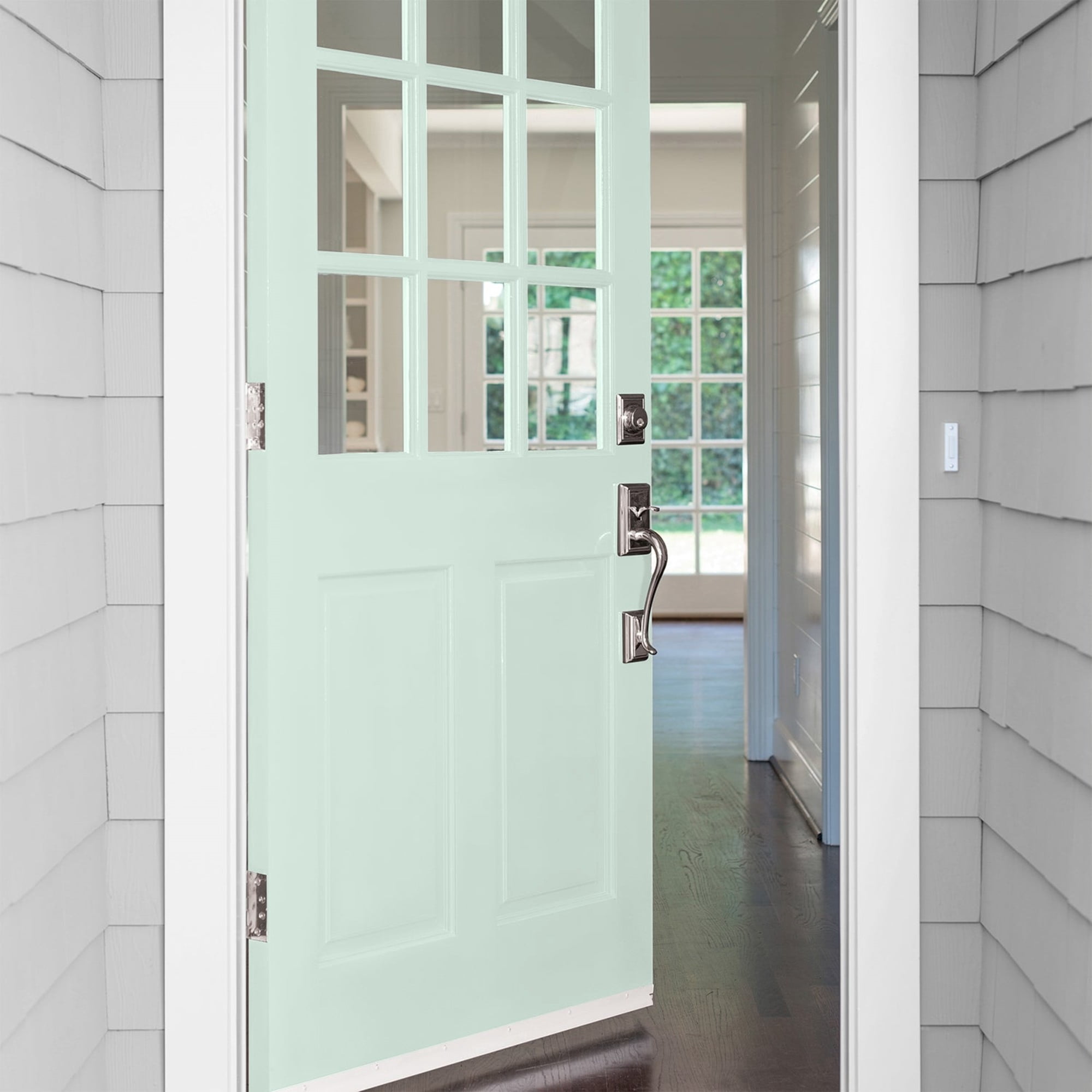 Glidden High Endurance Plus Summer Breeze Semi Gloss Exterior Paint and Primer, 1 Quart
