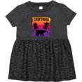 thumbnail image 3 of Inktastic California Sunset Vacation Beach Girls Baby Dress, 3 of 5