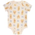 thumbnail image 3 of Disney Clothes Boys Winnie the Pooh 3-Pack Bodysuit Set with Hat & Mittens – Winnie the Pooh Soft Cotton Baby Outfit Blue / Beige / Cream 0/3M, 3 of 10