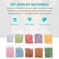 thumbnail image 4 of Sequins Ornament Plastic 10Pcs Assorted Color 0.2x0.2x0.1In, 4 of 7